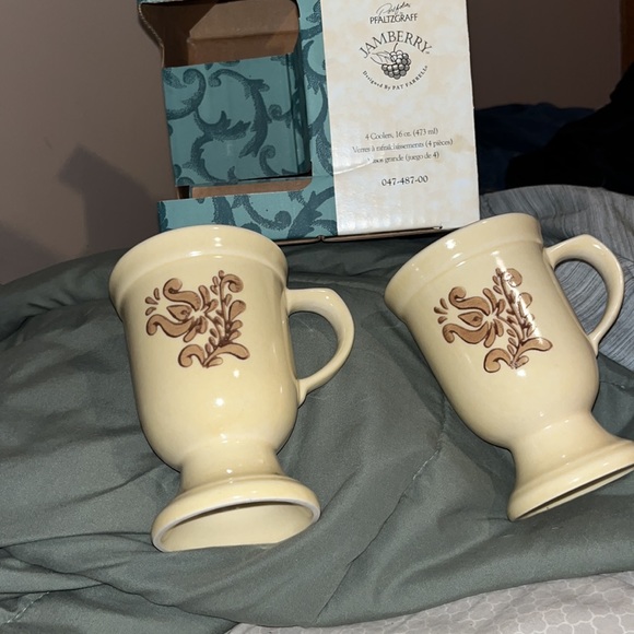 Set of 2 Coolers Portfolio Pfaltzgraff Jamberry designed by Pat Farrell - 16 oz - Picture 10 of 10